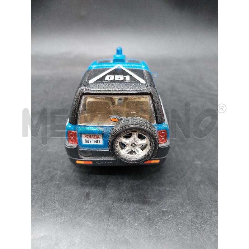 MODELLINO BURAGO LAND ROVER FREELANDER POLIZIA 1/24 | Mercatino dell'Usato Roma eur 2
