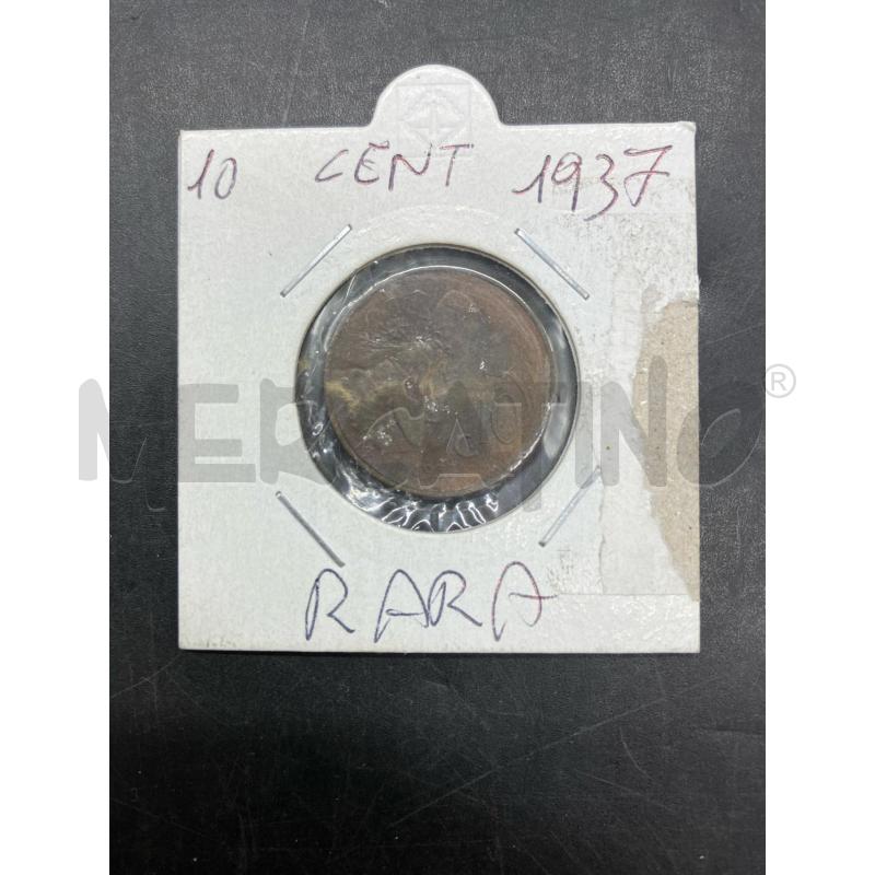 MONETA 10 CENTESIMI 1937 | Mercatino dell'Usato Roma eur 1