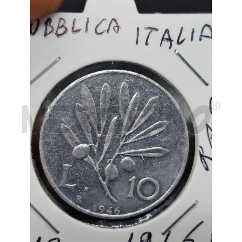 MONETA 10 LIRE 1946  | Mercatino dell'Usato Roma eur 2