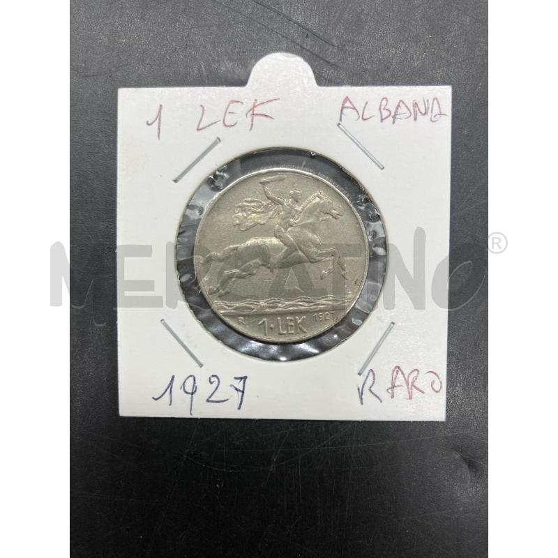 MONETA 1 LEK 1927 | Mercatino dell'Usato Roma eur 1