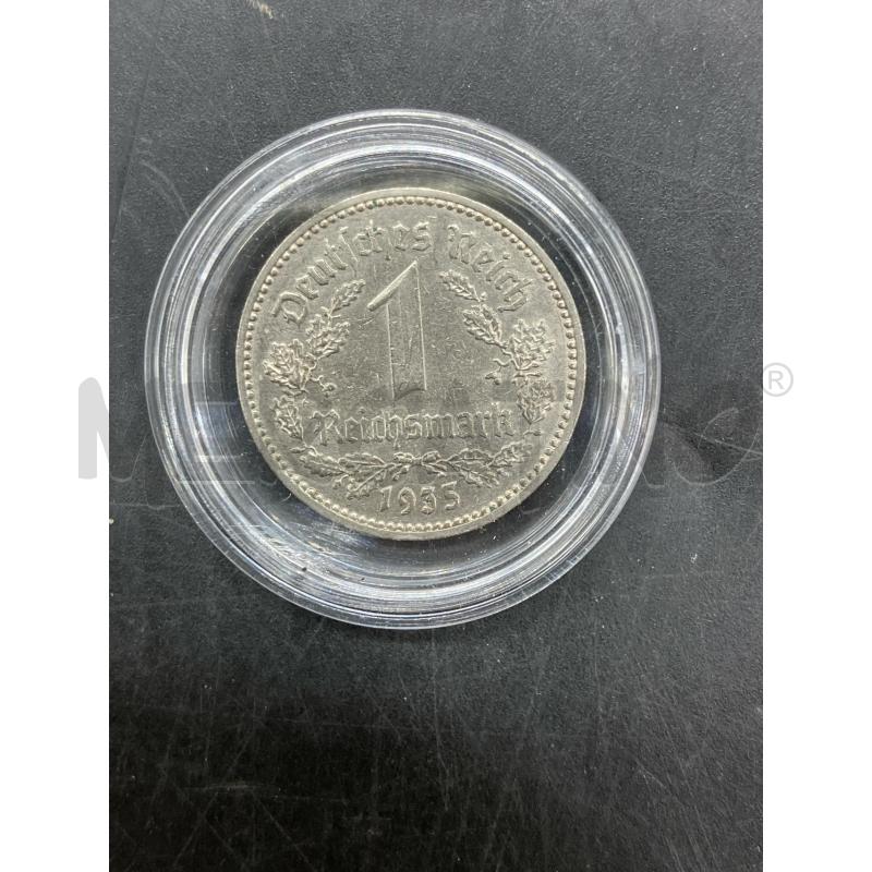 MONETA 1 MARCO 3 REICH 1935 | Mercatino dell'Usato Roma eur 1