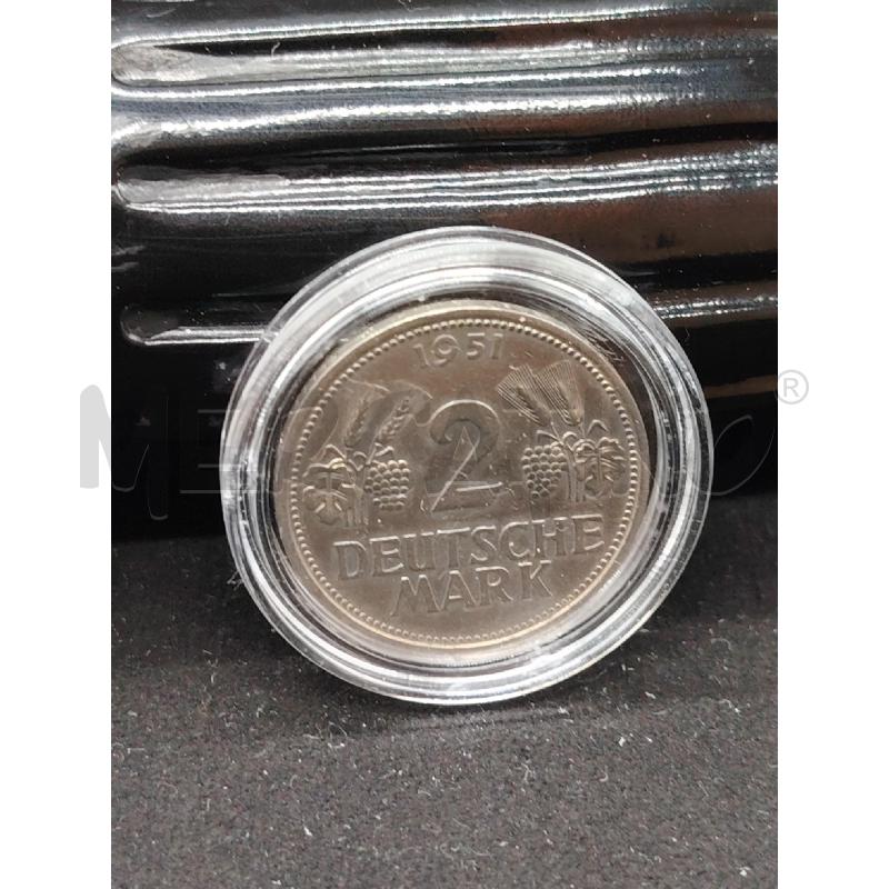 MONETA 2 DEUTSCHE MARK 1951 | Mercatino dell'Usato Roma eur 1