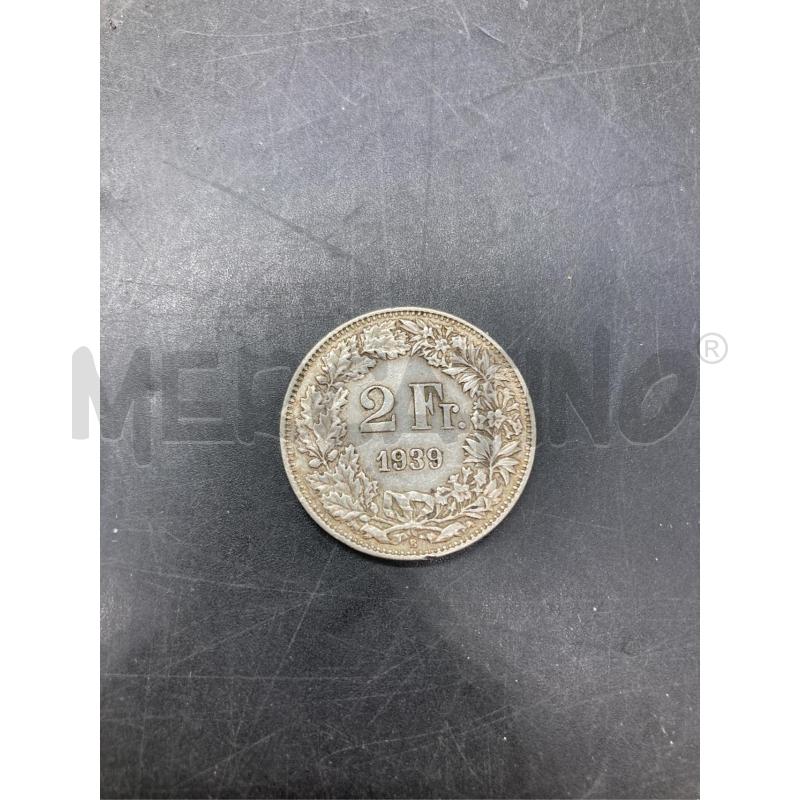 MONETA 2 FRANCHI 1939 | Mercatino dell'Usato Roma eur 2