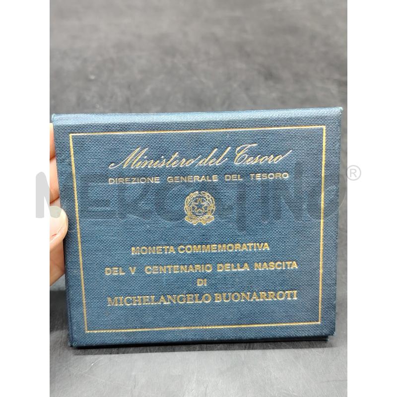 MONETA 500 LIRE MICHELANGELO BUONARROTI | Mercatino dell'Usato Roma eur 3