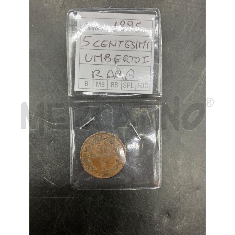 MONETA 5 CENT 1895 | Mercatino dell'Usato Roma eur 1