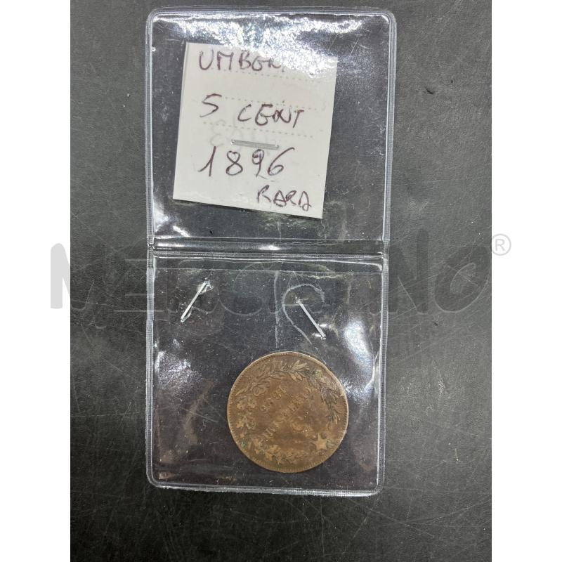 MONETA 5 CENT 1896 | Mercatino dell'Usato Roma eur 1