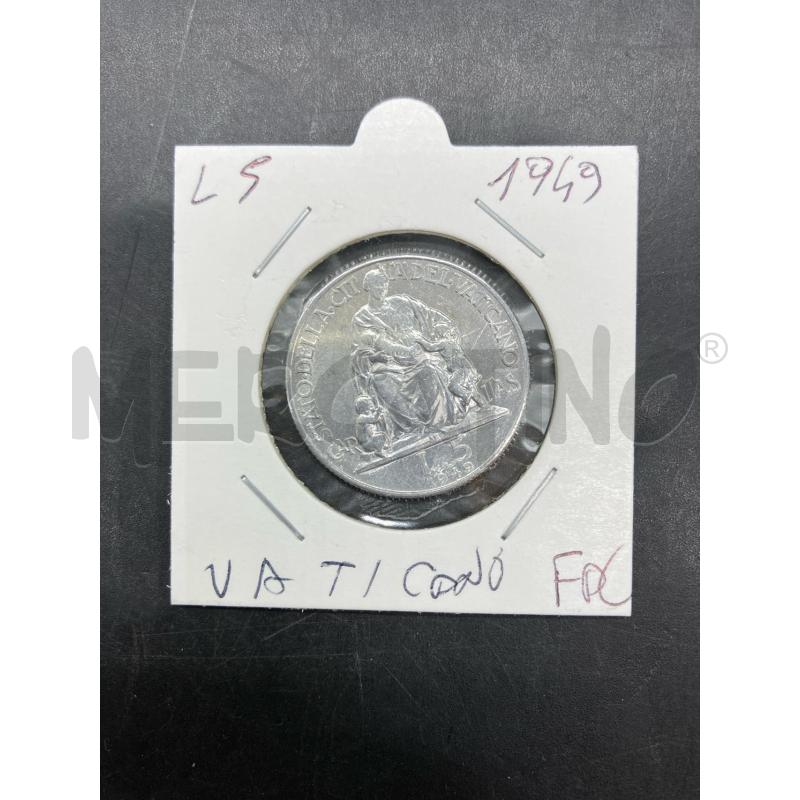 MONETA 5 LIRE VATICANO 1949 | Mercatino dell'Usato Roma eur 1