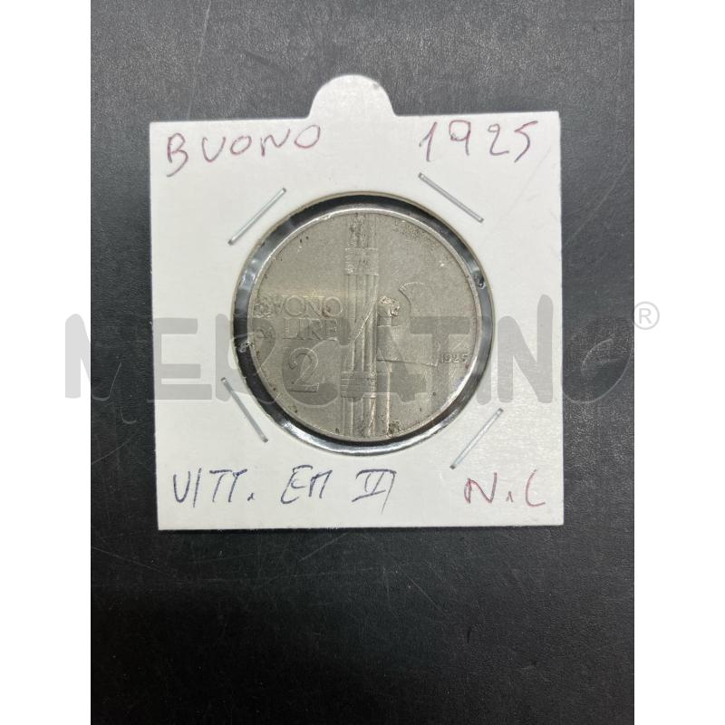 MONETA BUONO 2 LIRE 1925 | Mercatino dell'Usato Roma eur 1