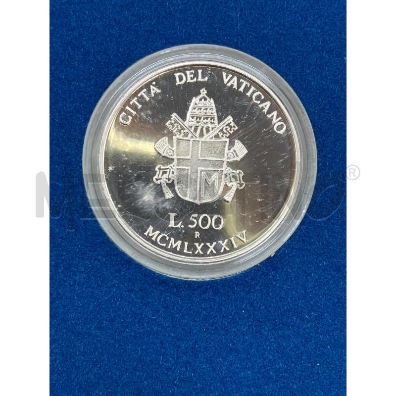 MONETA CITTÀ DEL VATICANO 500 LIRE 1984 | Mercatino dell'Usato Roma eur 3