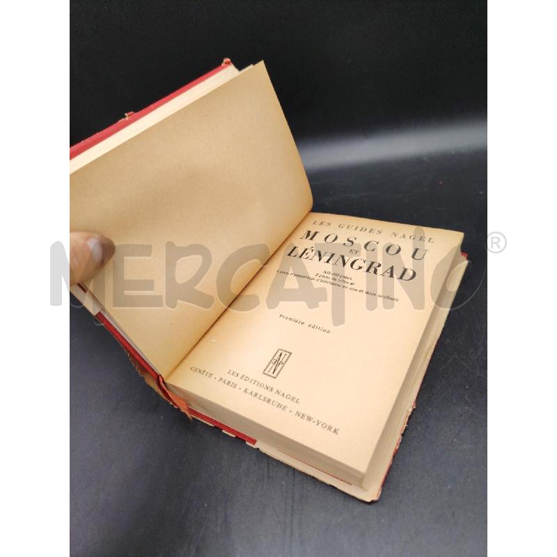 NAGEL MOSCOU ET LÈNINGRAD 1956 | Mercatino dell'Usato Roma eur 3