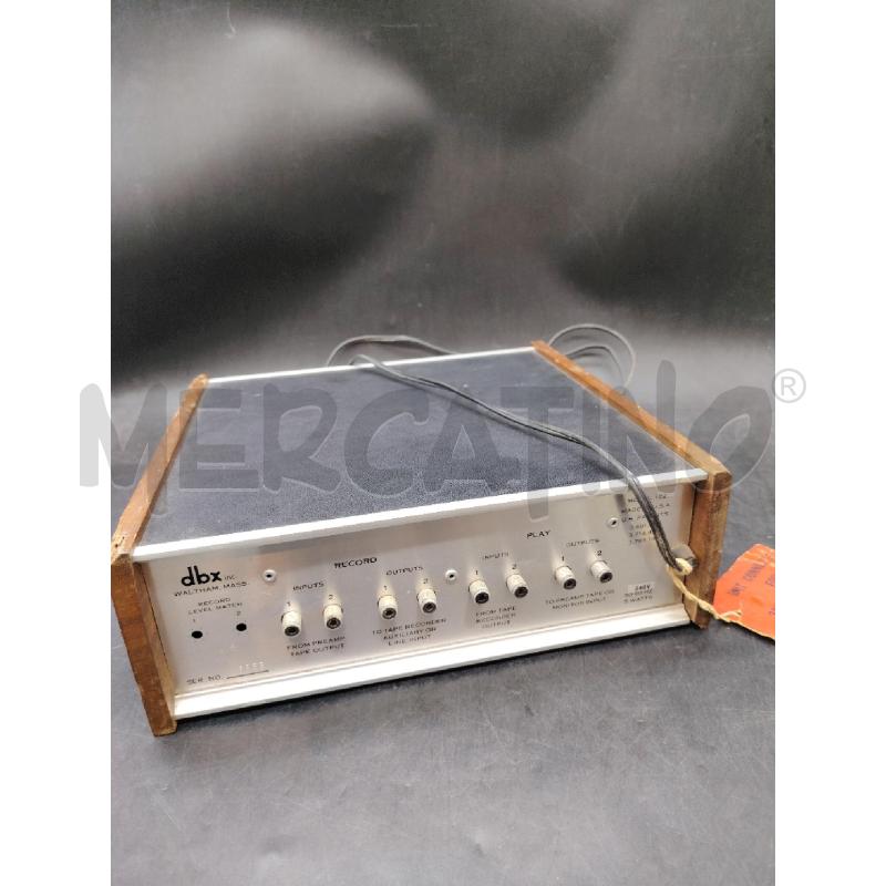 NOISE REDUCTION SYSTEM DBX II 122 | Mercatino dell'Usato Roma eur 3