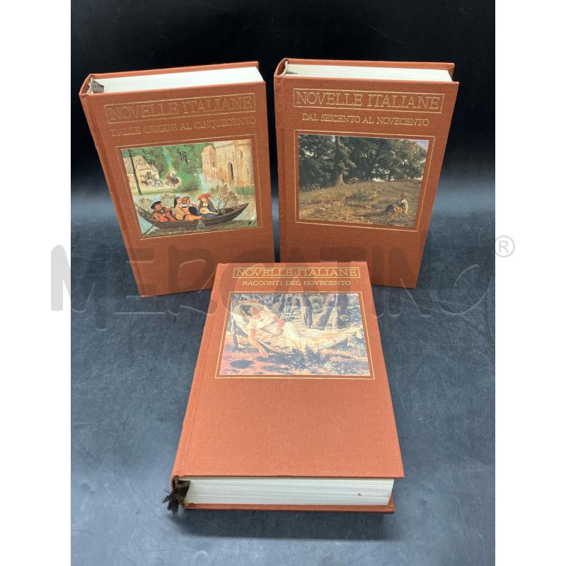 NOVELLE ITALIANE 3VOL | Mercatino dell'Usato Roma eur 2