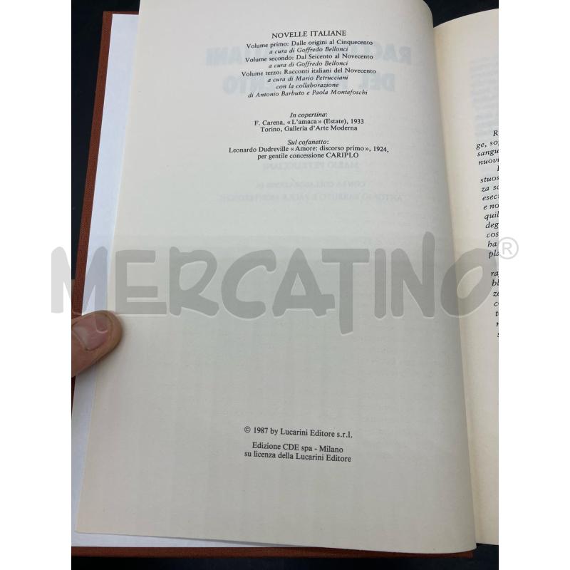 NOVELLE ITALIANE 3VOL | Mercatino dell'Usato Roma eur 3