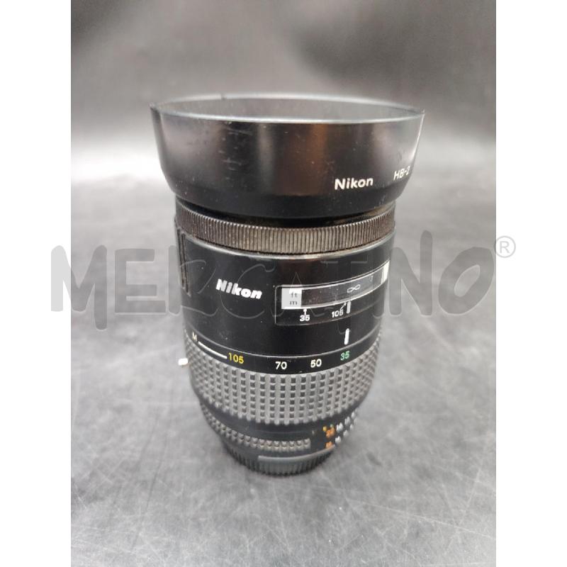 OBBIETTIVO NIKON AF NIKKOR 35-105MM | Mercatino dell'Usato Roma eur 2