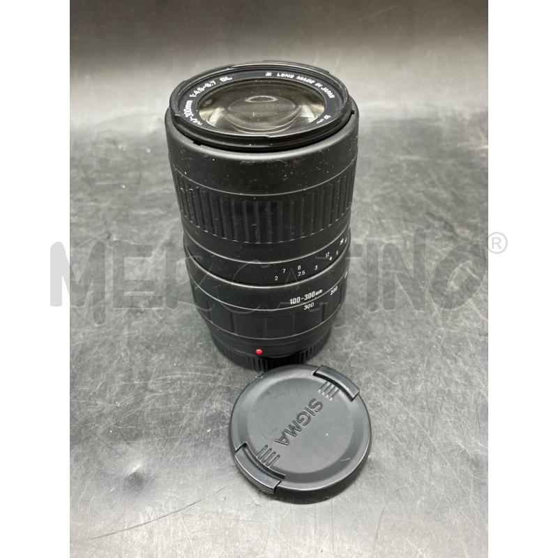 OBBIETTIVO SIGMA ZOOM 100-300MM | Mercatino dell'Usato Roma eur 1