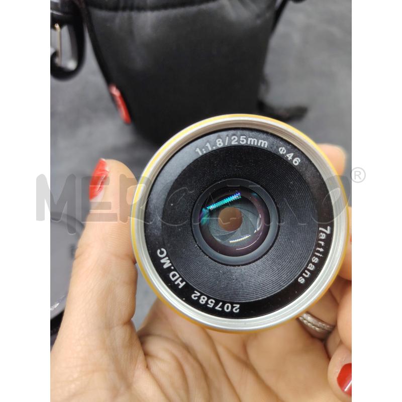 OBIETTIVO 7ARTISANS 1:1.8/25MM | Mercatino dell'Usato Roma eur 3