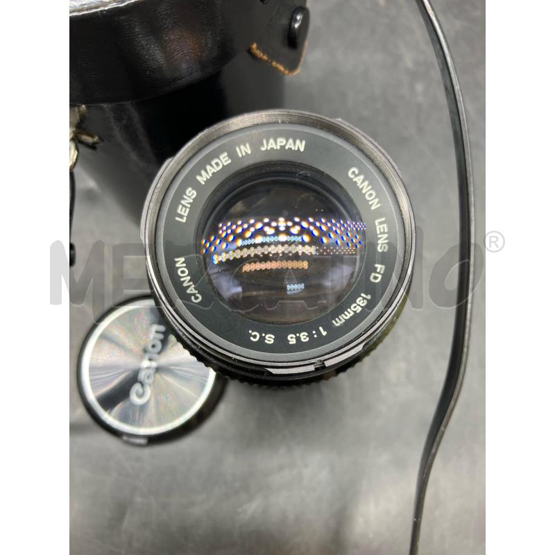 OBIETTIVO CANON FD 135MM 1:3.5 | Mercatino dell'Usato Roma eur 2