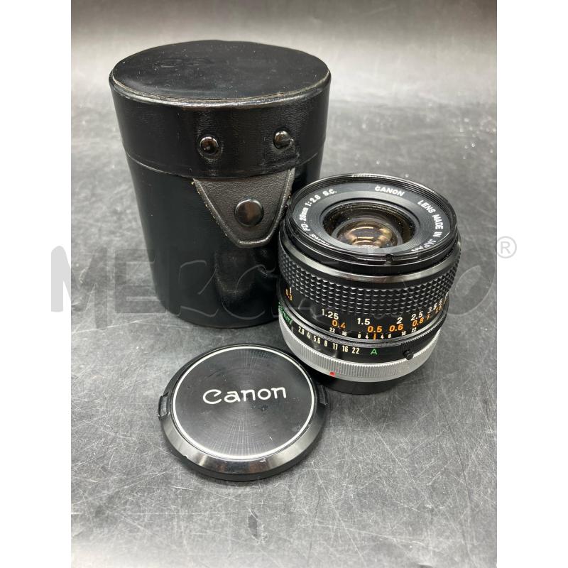 OBIETTIVO CANON FD 28MM 1:2.8 | Mercatino dell'Usato Roma eur 1