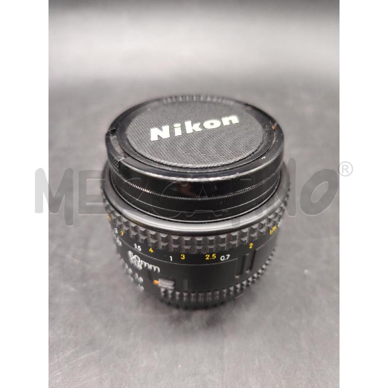 OBIETTIVO NIKON AF NIKKOR 50MM 1:1.8 | Mercatino dell'Usato Roma eur 1