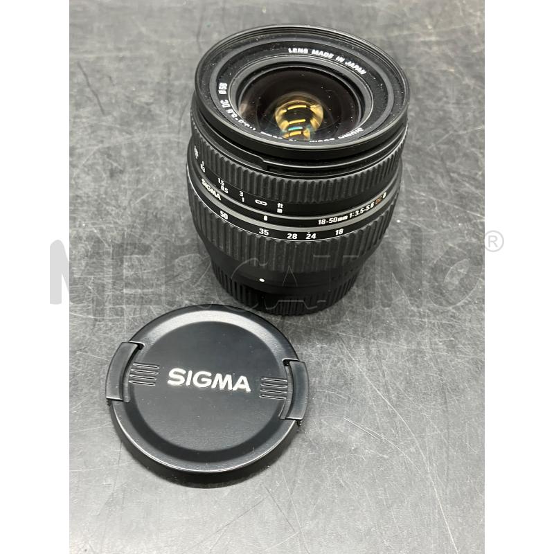 OBIETTIVO SIGMA ZOOM 18-50MM | Mercatino dell'Usato Roma eur 1