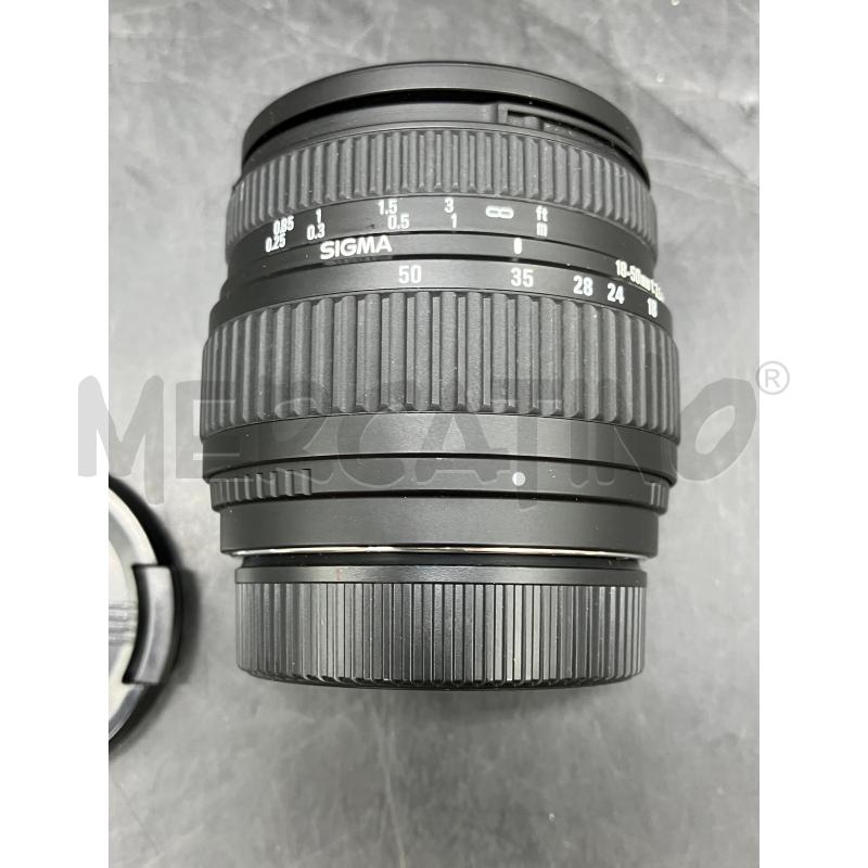 OBIETTIVO SIGMA ZOOM 18-50MM | Mercatino dell'Usato Roma eur 3