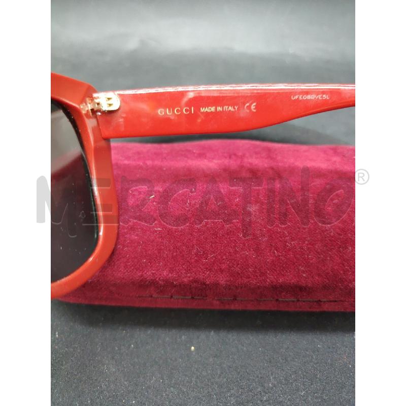 OCCHIALI GUCCI ROSSO GLITTER GG 0327S | Mercatino dell'Usato Roma eur 4