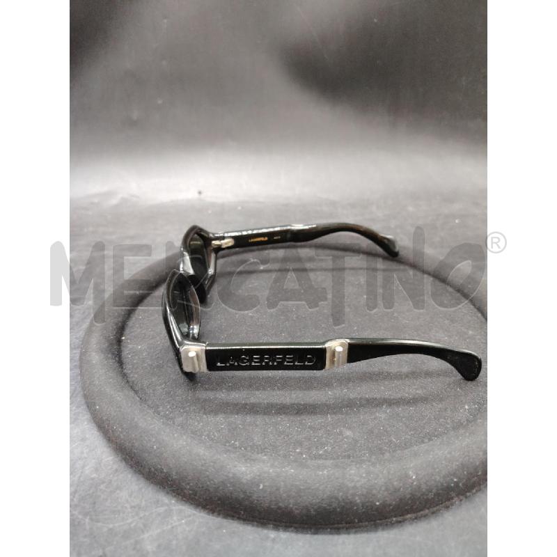 OCCHIALI KARL LAGERFELD NERO 4107 01 | Mercatino dell'Usato Roma eur 2