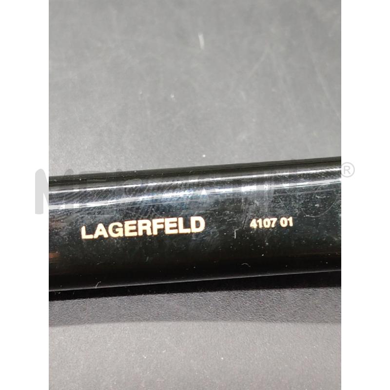 OCCHIALI KARL LAGERFELD NERO 4107 01 | Mercatino dell'Usato Roma eur 3