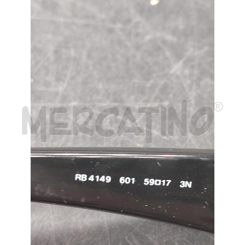OCCHIALI RAYBAN RB4149 601 NERI | Mercatino dell'Usato Roma eur 4