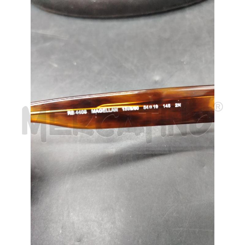 OCCHIALI RAYBAN RB4408 MAGELLAN TARTARUGATO SQUADRATI | Mercatino dell'Usato Roma eur 4