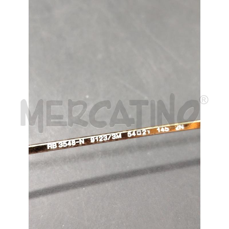 OCCHIALI RAYBAN RB 3548-N SQUADRATI LENTE BLU | Mercatino dell'Usato Roma eur 4
