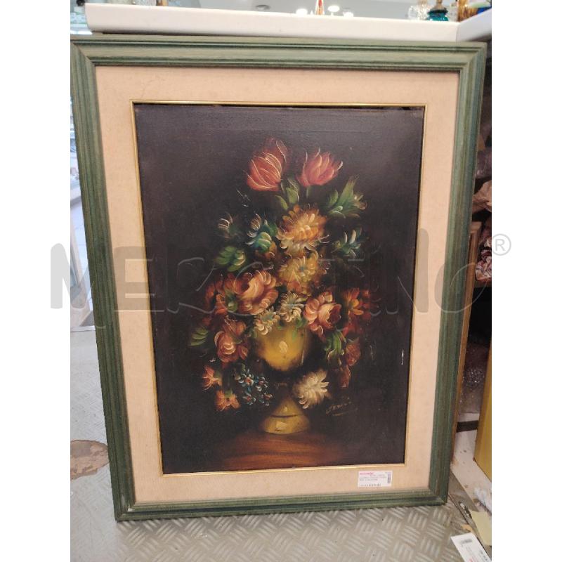 OGGETTO  QUADRO FIAMMINGO  CORNICE VERDE | Mercatino dell'Usato Roma eur 1
