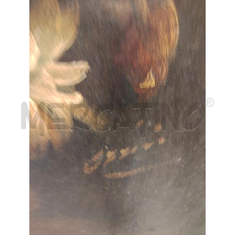OGGETTO  QUADRO FIAMMINGO  CORNICE VERDE | Mercatino dell'Usato Roma eur 2