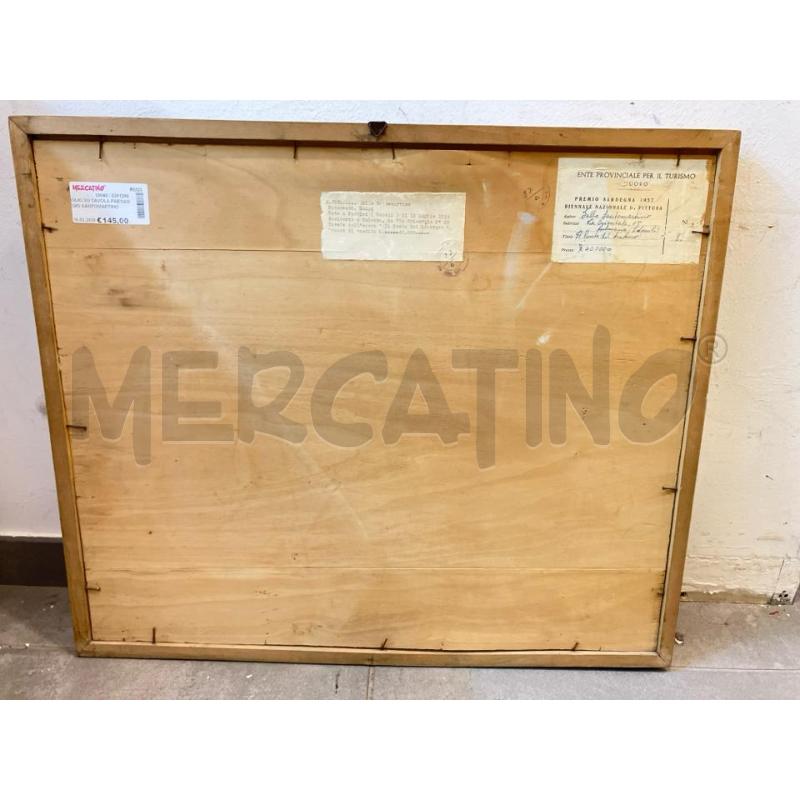 OLIO SU TAVOLA PAESAGGIO SANTOMARTINO | Mercatino dell'Usato Roma eur 3