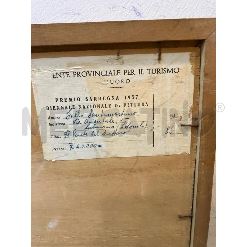 OLIO SU TAVOLA PAESAGGIO SANTOMARTINO | Mercatino dell'Usato Roma eur 4