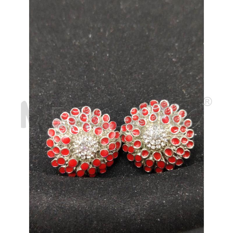 ORECCHINI CLIPS CUPOLA RSS STRASS | Mercatino dell'Usato Roma eur 1