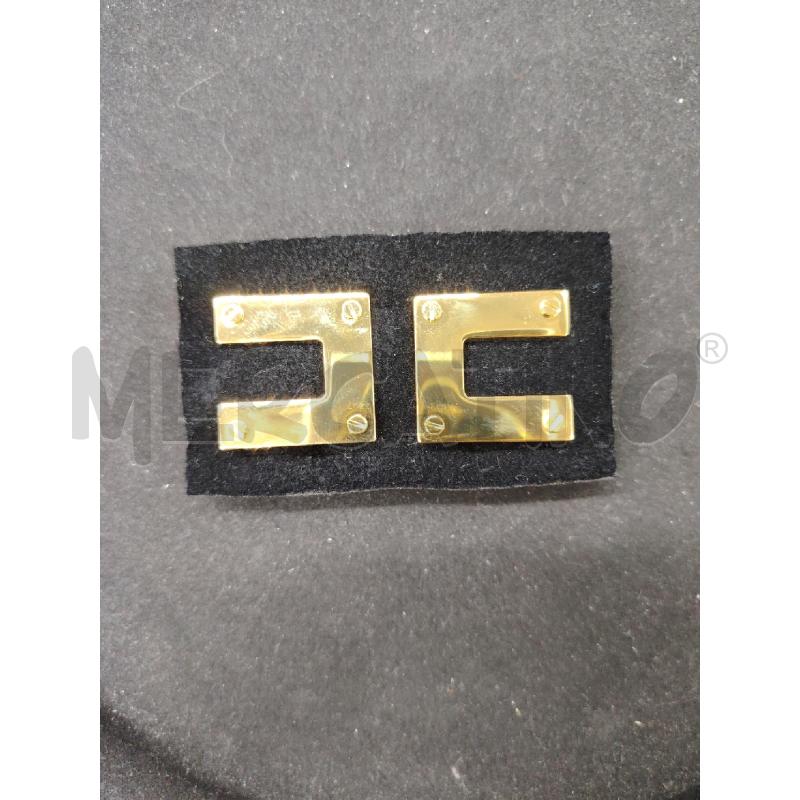 ORECCHINI CLIPS ELISABETTA FRANCHI DOR LOGO | Mercatino dell'Usato Roma eur 1