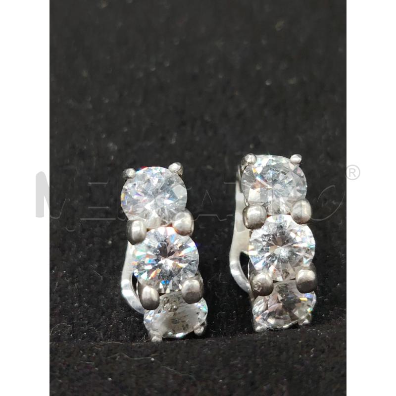ORECCHINI CLIPS FUSION STRASS | Mercatino dell'Usato Roma eur 1
