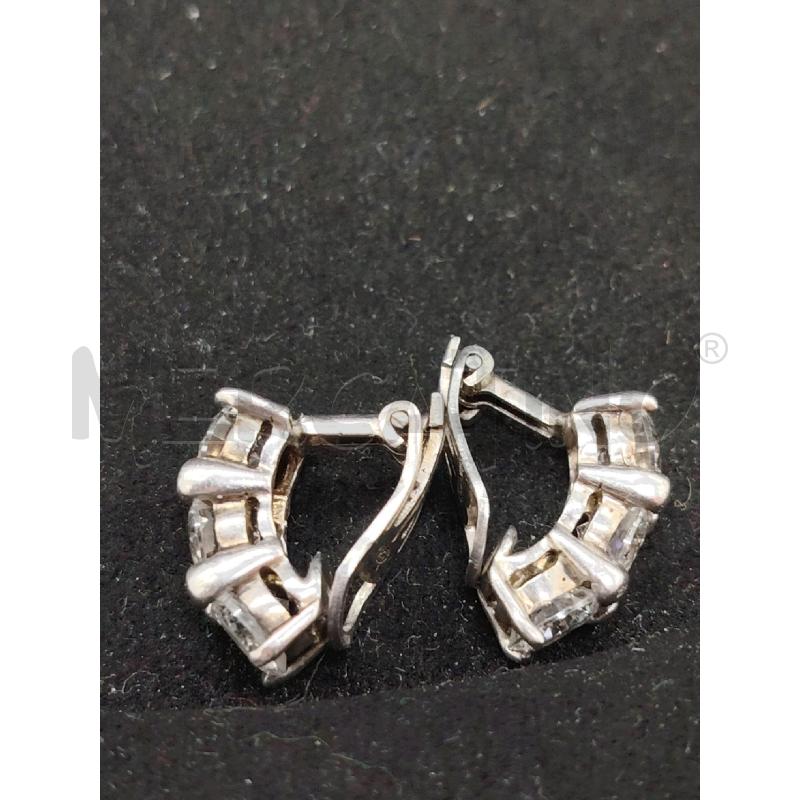 ORECCHINI CLIPS FUSION STRASS | Mercatino dell'Usato Roma eur 2