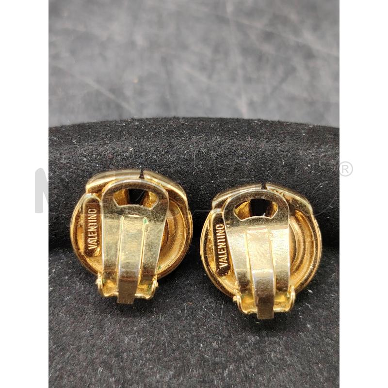 ORECCHINI CLIPS VALENTINO DOR CERCHIO V | Mercatino dell'Usato Roma eur 3