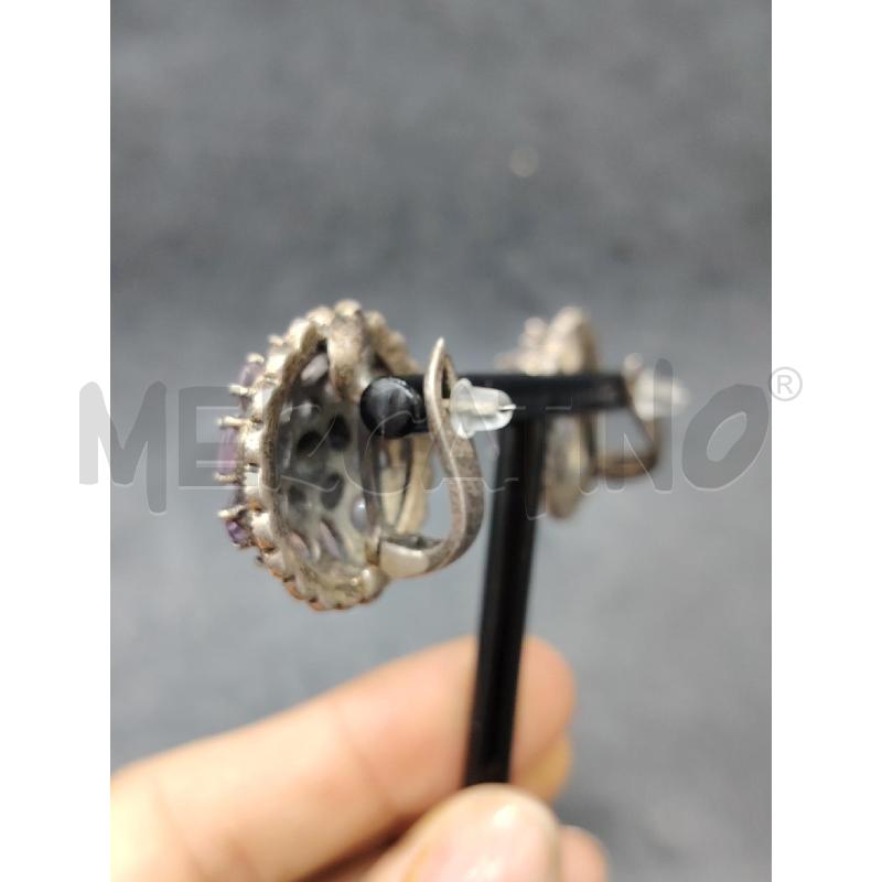 ORECCHINI FUSION BOMBATO AMETISTA | Mercatino dell'Usato Roma eur 4