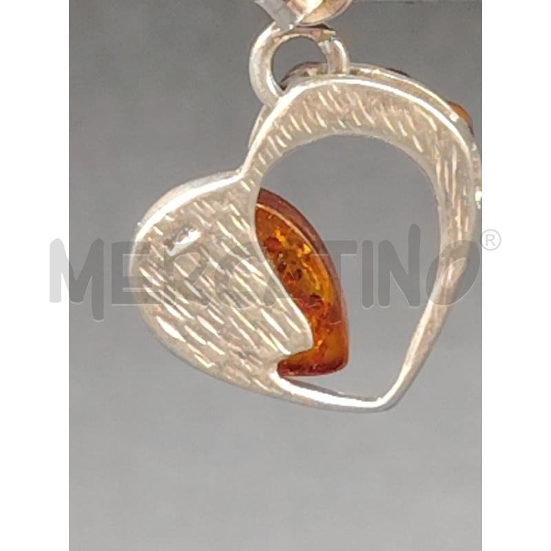 ORECCHINI FUSION CUORI PIETRA ARA | Mercatino dell'Usato Roma eur 4