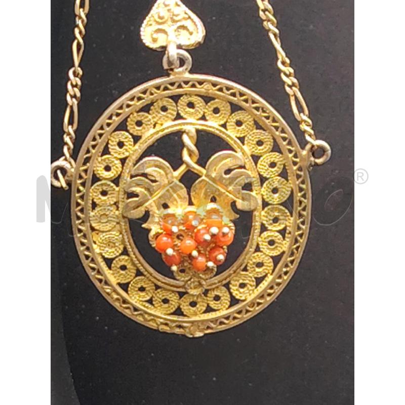 ORECCHINI FUSION DOR OVALI PERLINE CORAL | Mercatino dell'Usato Roma eur 3