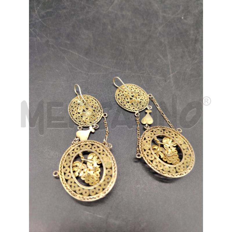 ORECCHINI FUSION DOR OVALI PERLINE CORAL | Mercatino dell'Usato Roma eur 4