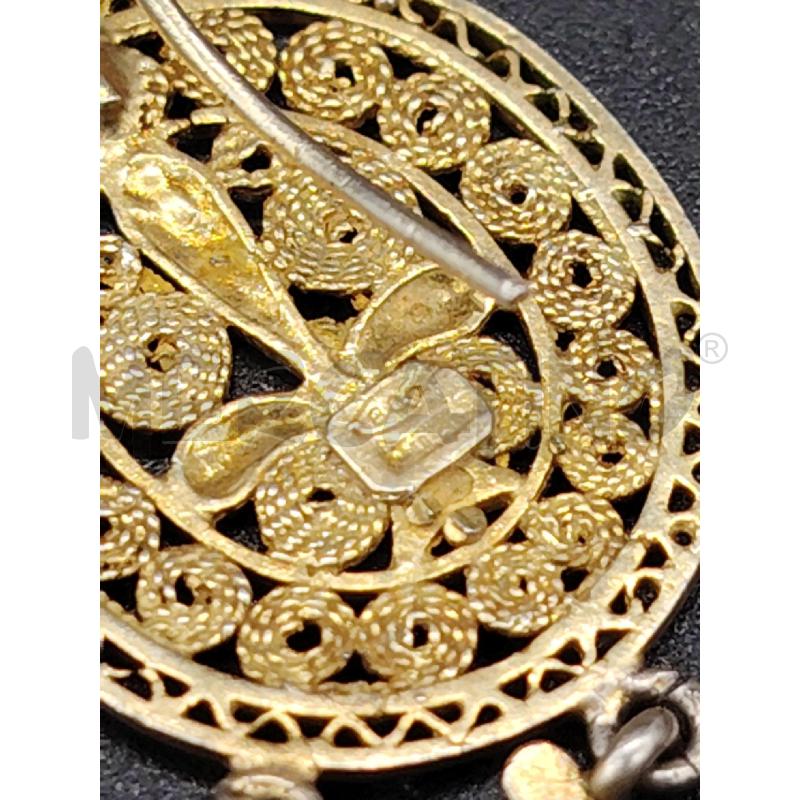 ORECCHINI FUSION DOR OVALI PERLINE CORAL | Mercatino dell'Usato Roma eur 5