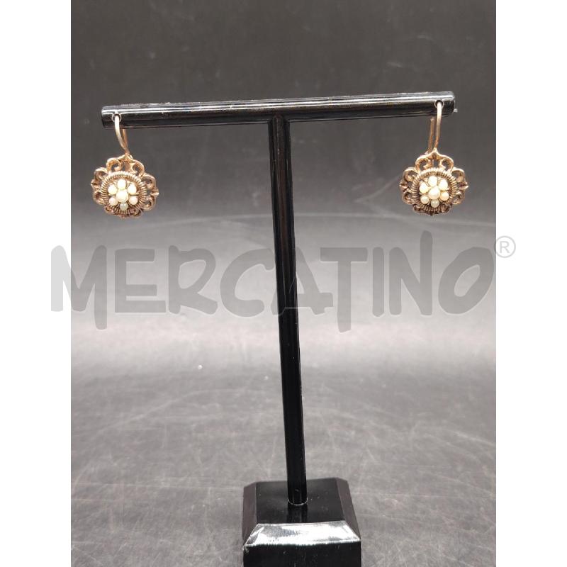 ORECCHINI FUSION DOR ROSETA PERLINE | Mercatino dell'Usato Roma eur 1