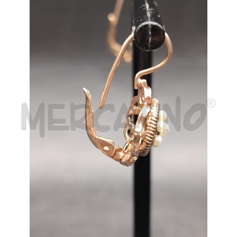 ORECCHINI FUSION DOR ROSETA PERLINE | Mercatino dell'Usato Roma eur 4