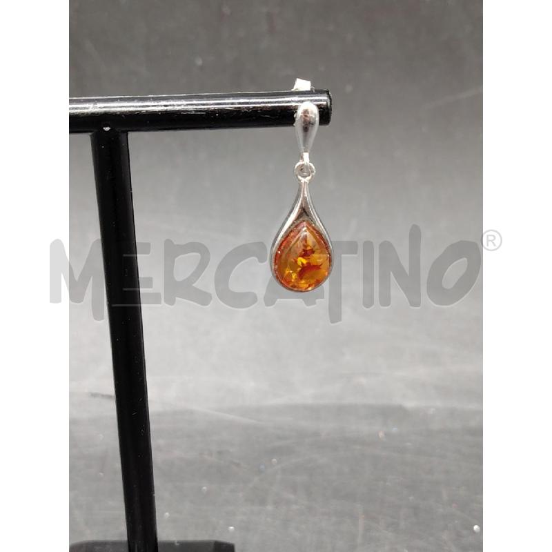 ORECCHINI FUSION GOCCIA PIETRA ARA | Mercatino dell'Usato Roma eur 2