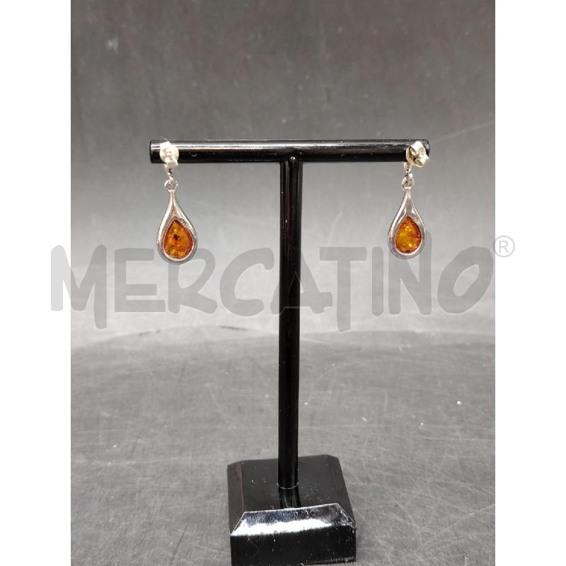 ORECCHINI FUSION GOCCIA PIETRA ARA | Mercatino dell'Usato Roma eur 3
