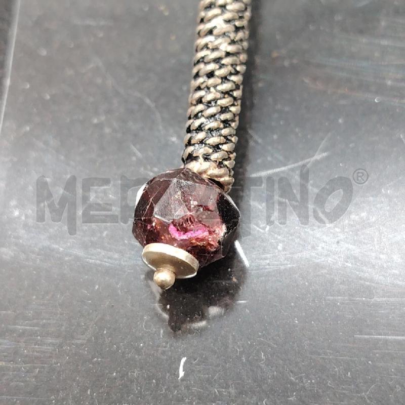 ORECCHINI FUSION IL FIORINO GIRELLA PIETRE VIOLA SCHEGGIATA | Mercatino dell'Usato Roma eur 2